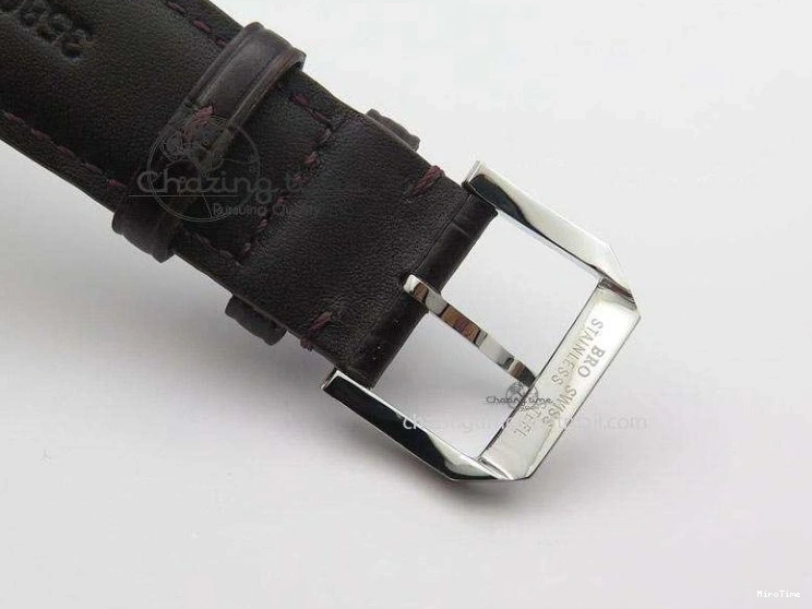 MIROTIME 0316 Affordable Ingeniuer St.Laurens SS Brown Dial MK 1:1 Best Edition On Black Leather Strap A 7365